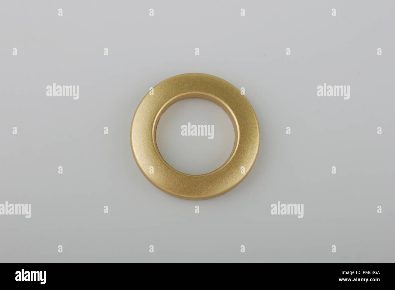 Plastic rings for fastening the fabric to the cornice for curtains