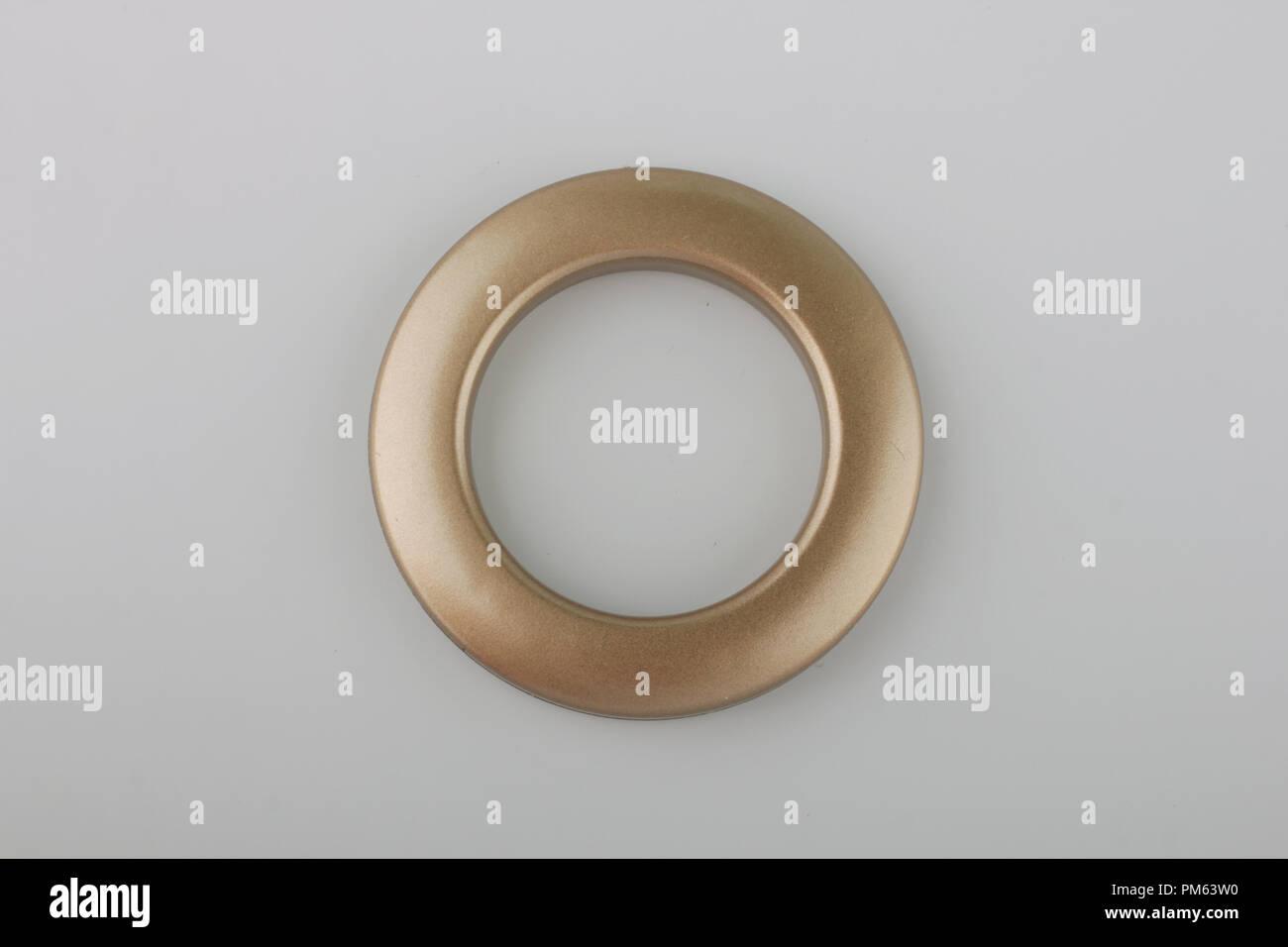 Plastic rings for fastening the fabric to the cornice for curtains