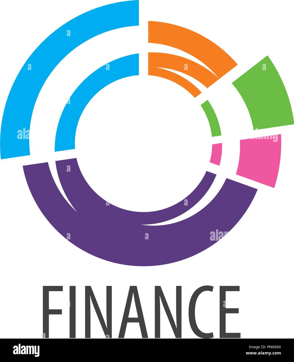 Vector logo Finance Stock Vector Image & Art - Alamy
