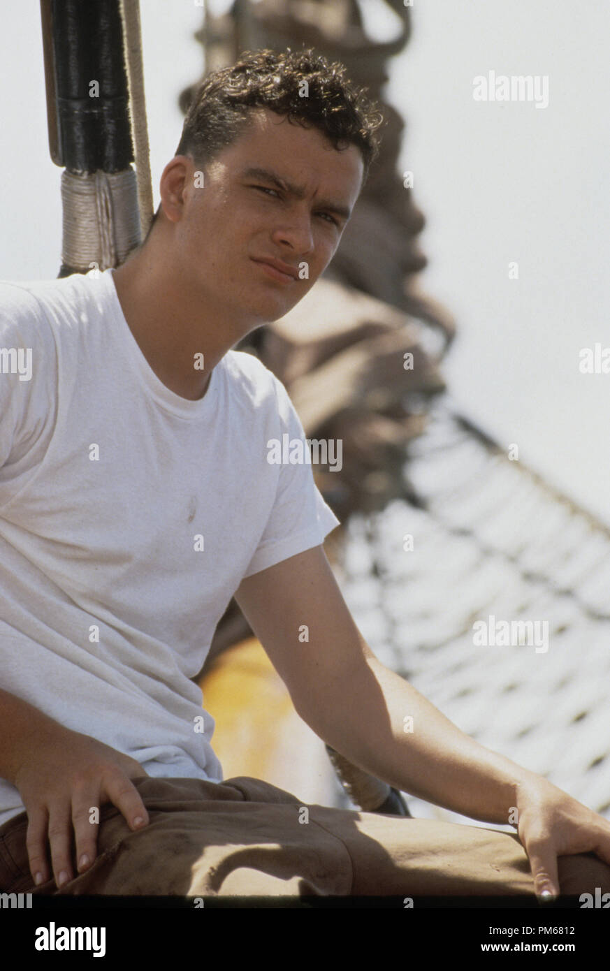 Film Still from 'White Squall' Balthazar Getty © 1996 Hollywood Pictures Photo Credit: Merrick Morton    File Reference # 31042025THA  For Editorial Use Only - All Rights Reserved Stock Photo