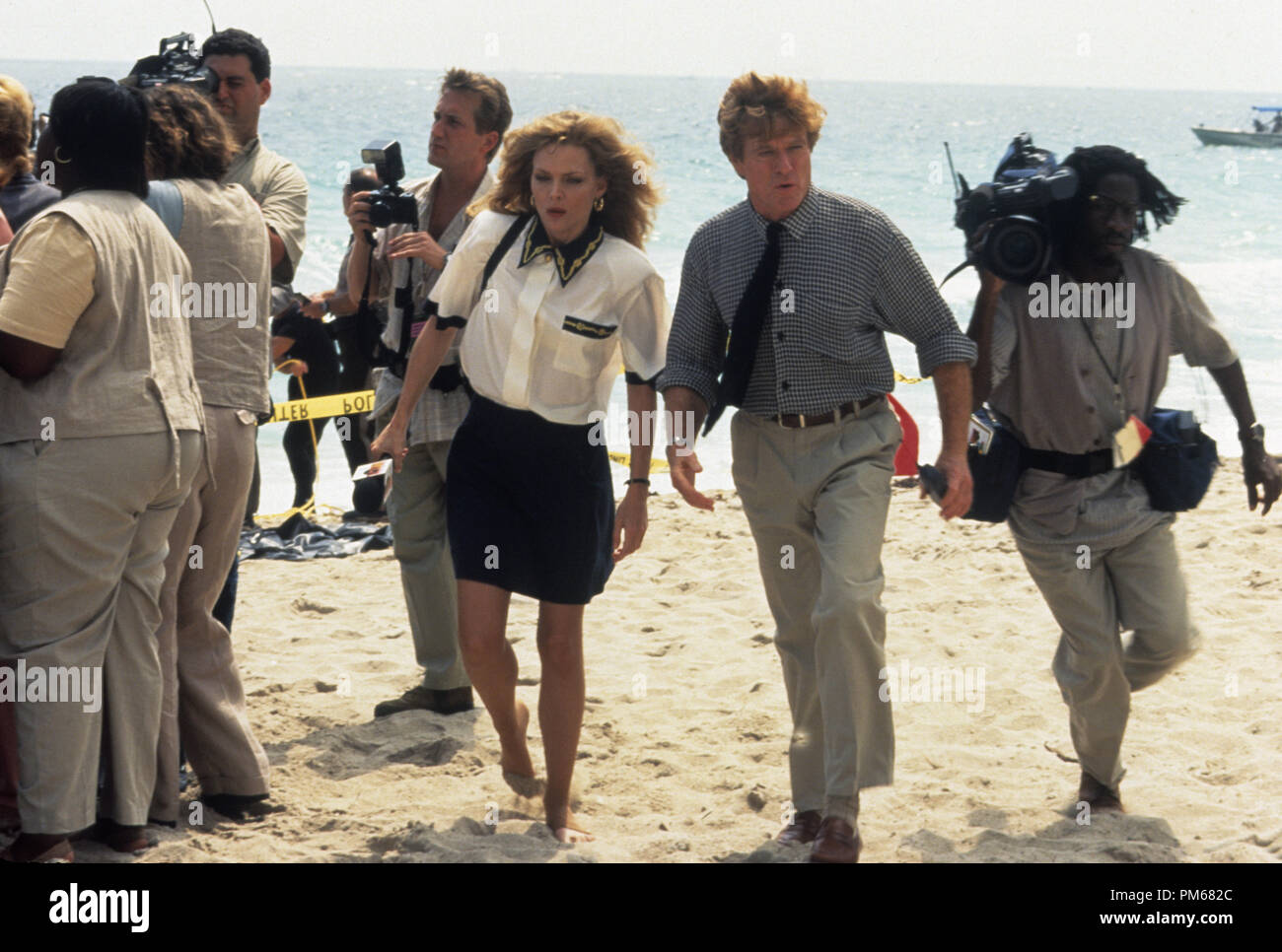 Film Still from "Up Close & Personal" Michelle Pfeiffer, Robert Redford