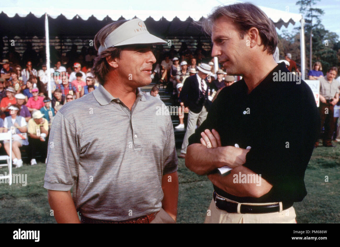 Film Still from "Tin Cup" Don Johnson, Kevin Costner © 1996 Warner
