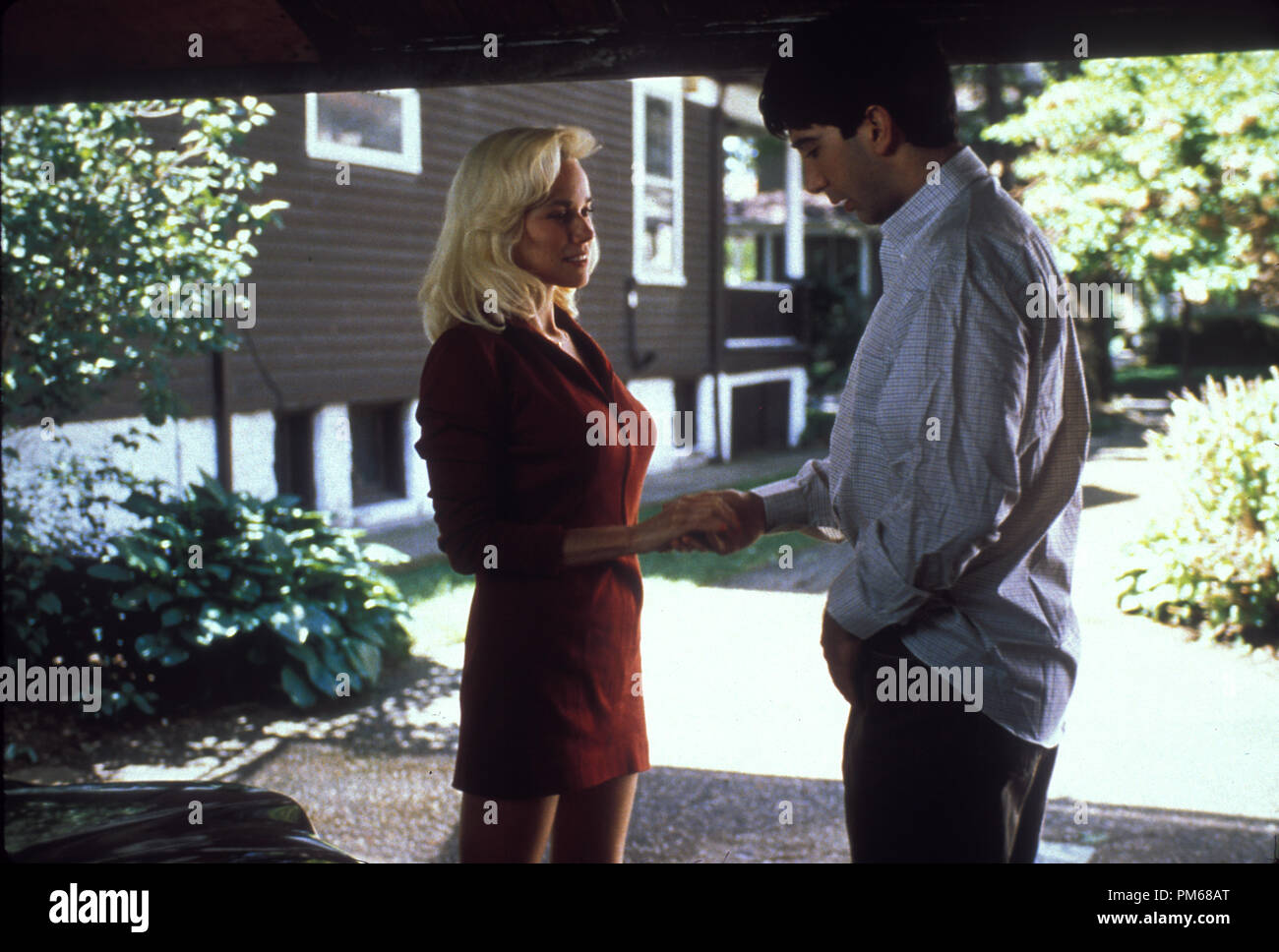 Film Still from 'The Pallbearer' Barbara Hershey, David Schwimmer © 1996 Miramax Photo Credit: Barry Wetcher  File Reference # 31042122THA  For Editorial Use Only - All Rights Reserved Stock Photo