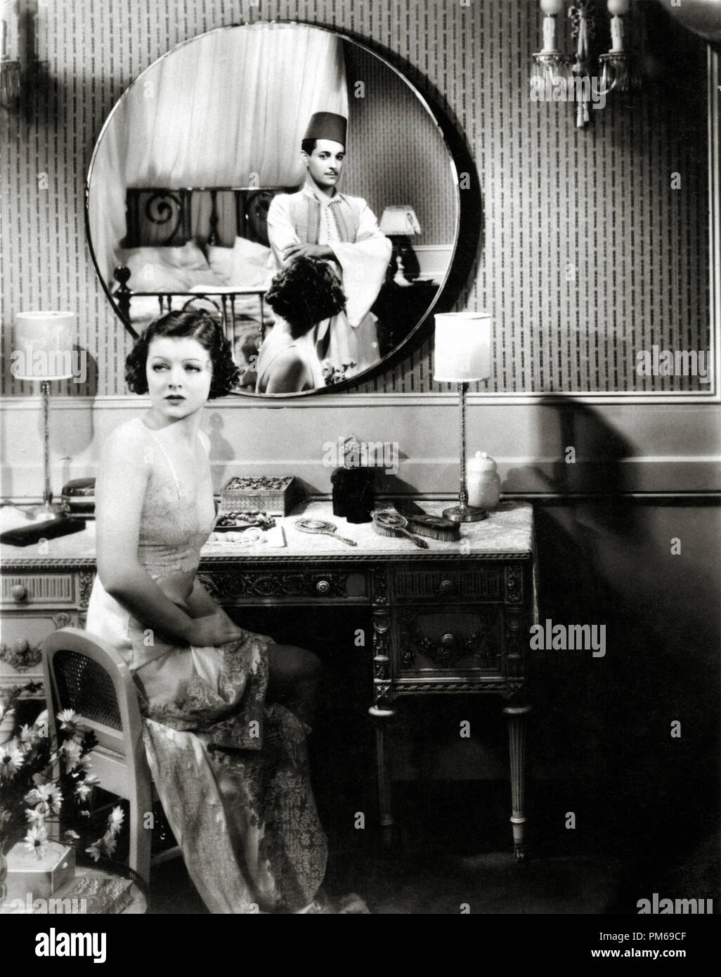 Myrna Loy and Ramon Novarro, "The Barbarian" 1933 MGM File Reference # 31316_257THA Stock Photo