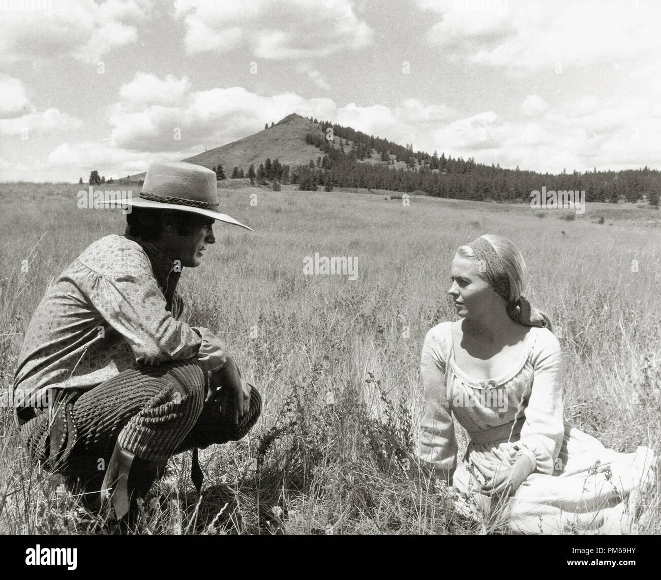 Clint Eastwood and Jean Seberg, 'Paint Your Wagon' 1969 Paramount File Reference # 31316 323THA Stock Photo