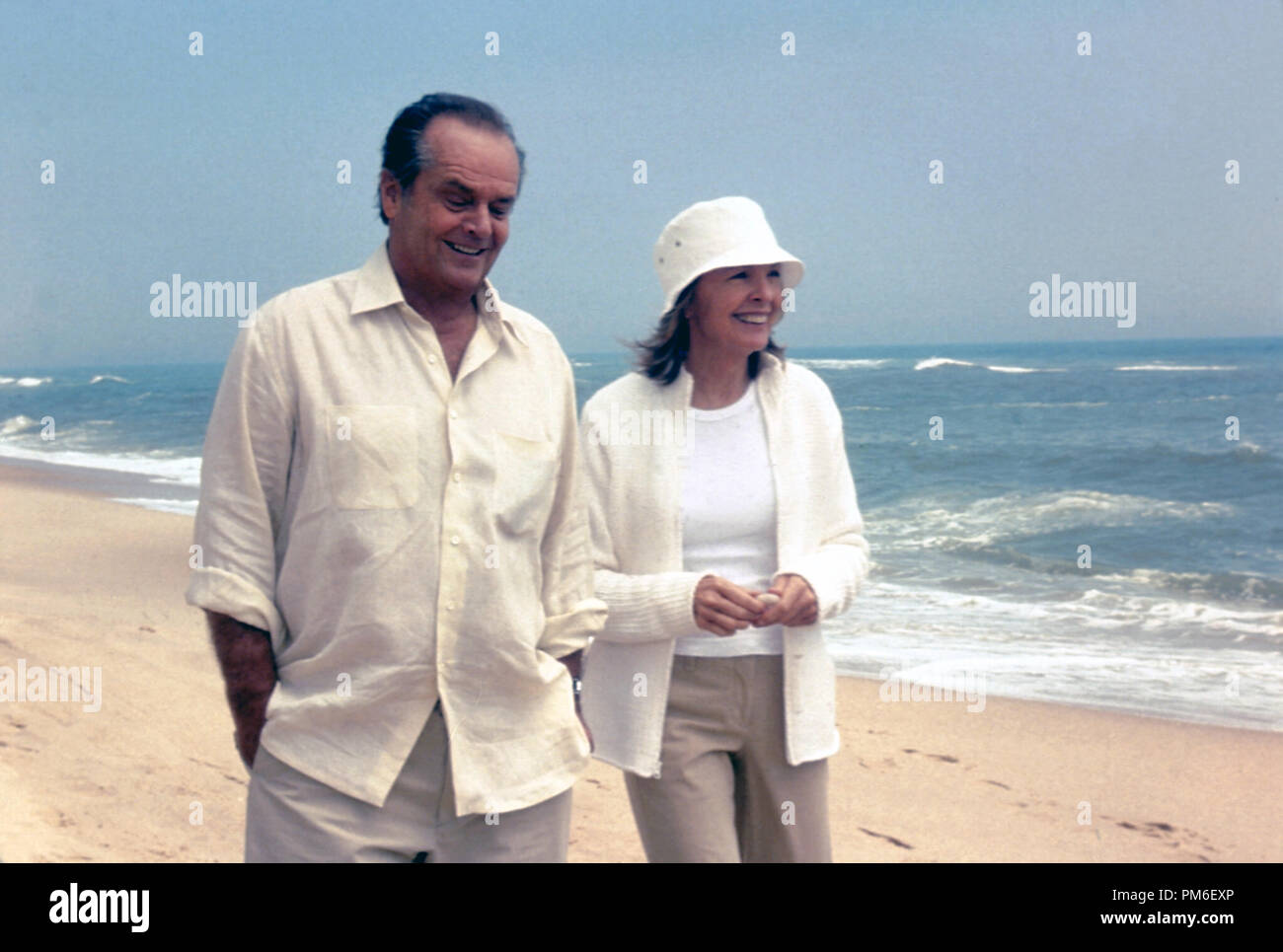 Film Still / Publicity Still from 'Something's Gotta Give' Jack Nicholson, Diane Keaton © 2003 Columbia Pictures File Reference # 30753418THA  For Editorial Use Only -  All Rights Reserved Stock Photo