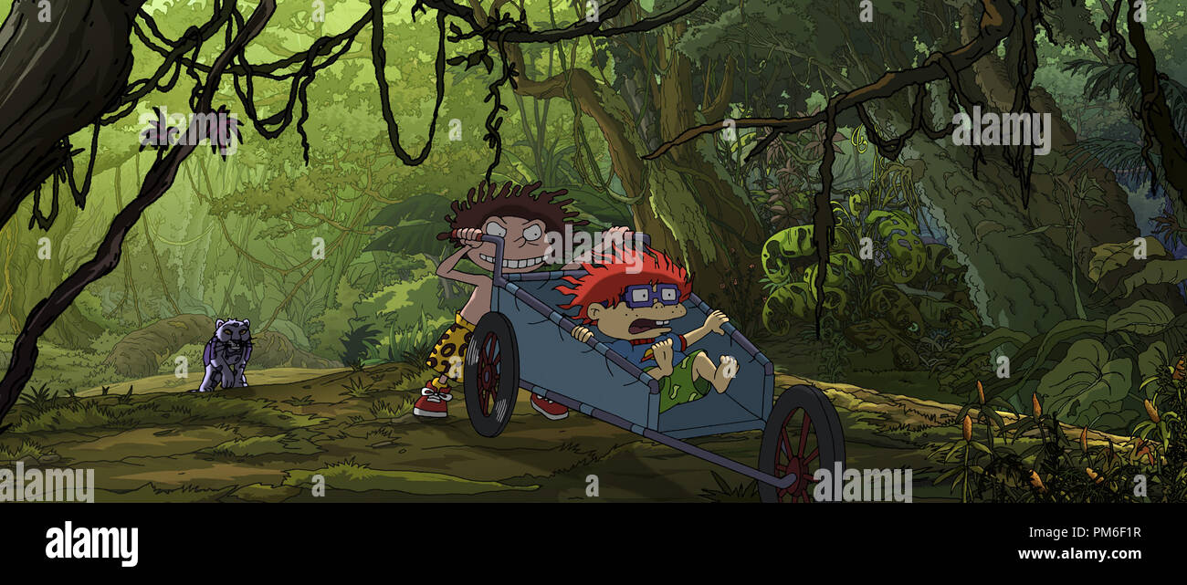 Film Still / Publicity Still from 'Rugrats Go Wild' Siri, Donnie Thornberry and Chuckie Finster © 2003 Paramount File Reference # 30753481THA  For Editorial Use Only -  All Rights Reserved Stock Photo