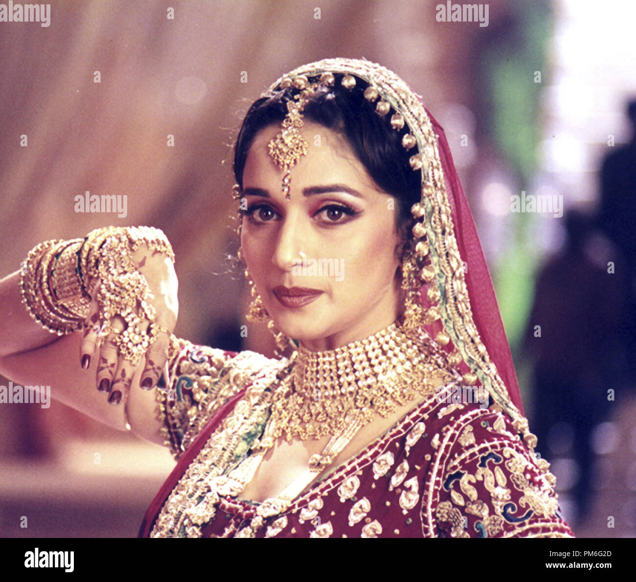 Film Still / Publicity Still from 'Devdas' Madhuri Dixit © 2002 Eros International Ltd. Stock Photo