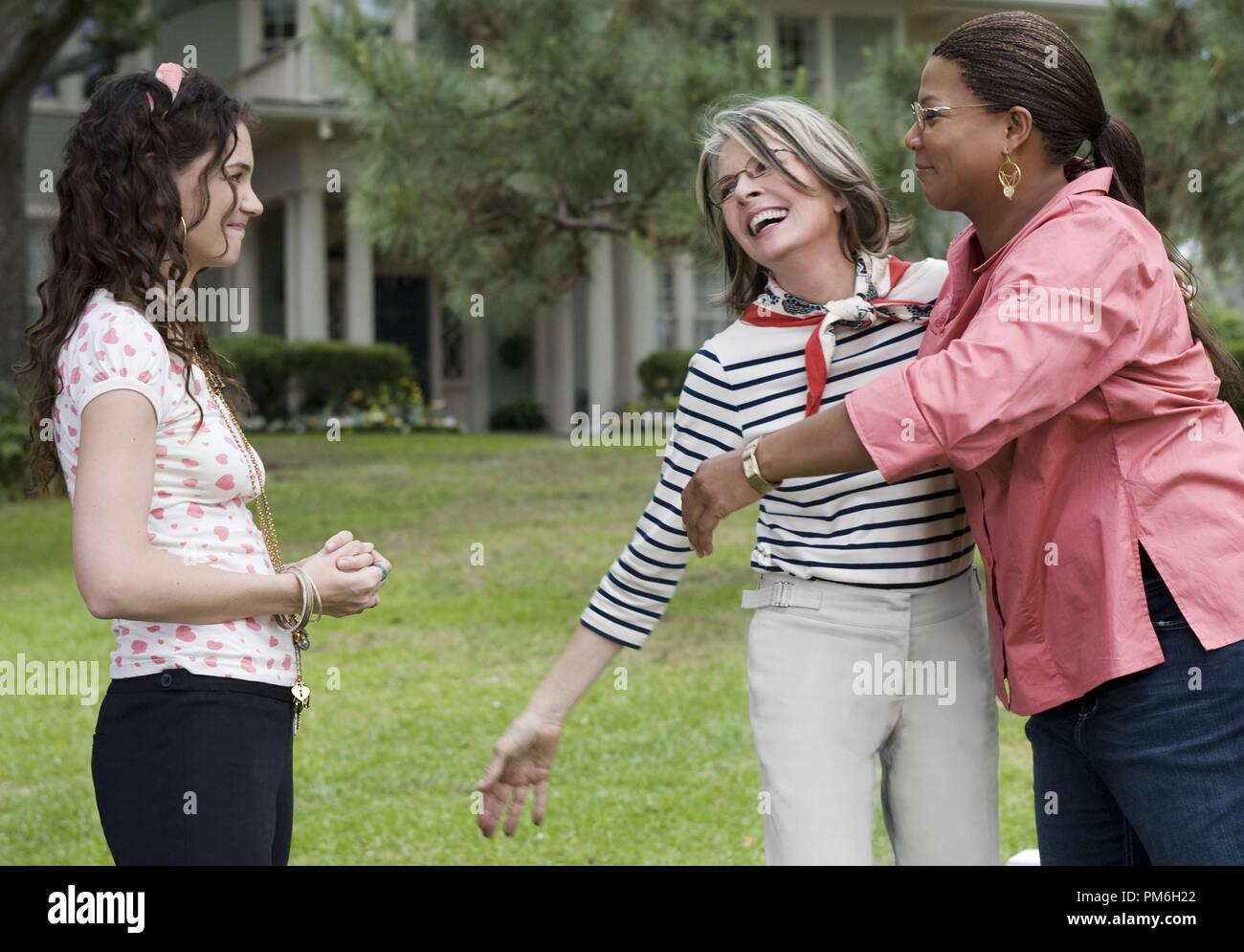 Film Still from "Mad Money" Katie Holmes, Diane Keaton, Queen Latifah