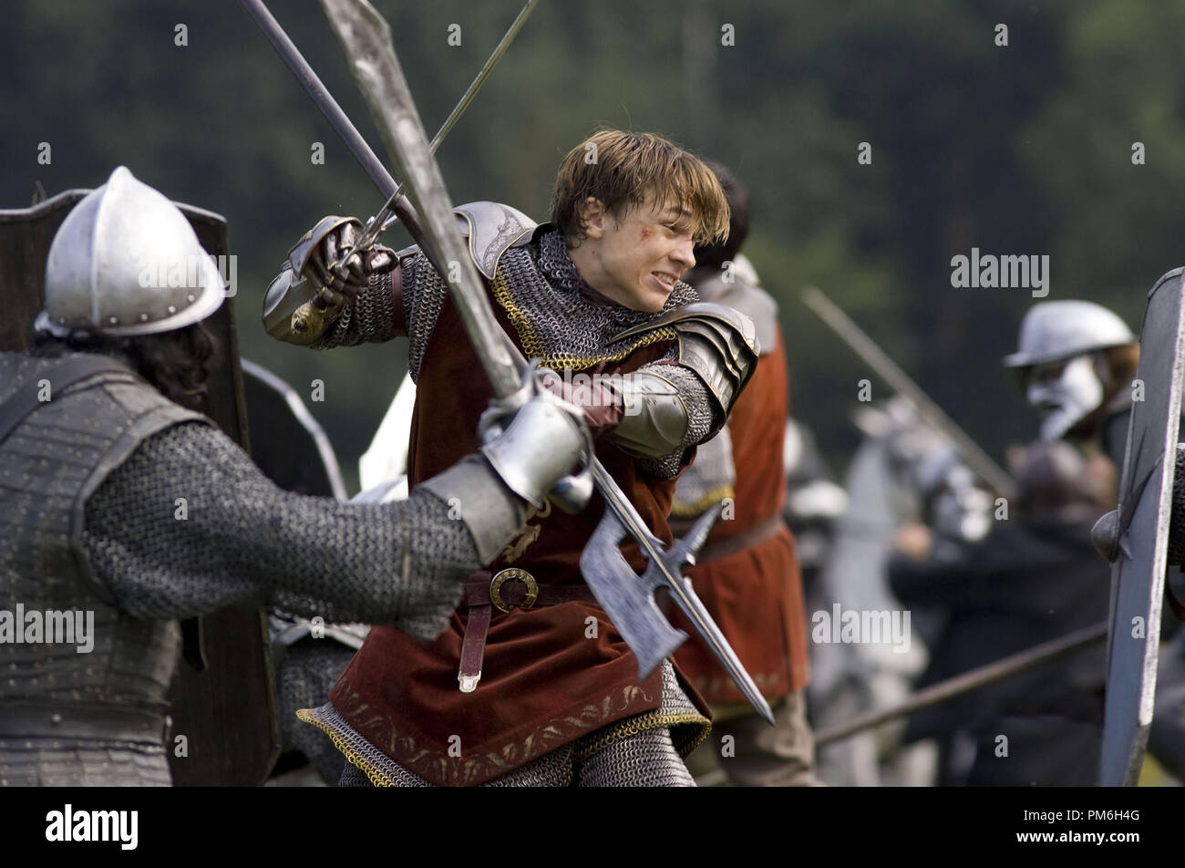 Film Still from 'The Chronicles of Narnia: Prince Caspian' William Moseley © 2008 Walt Disney Pictures Photo credit: Murray Close  File Reference # 30755934THA  For Editorial Use Only -  All Rights Reserved Stock Photo