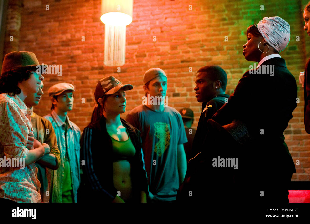 Film Still from 'Step Up 2 the Streets' Adam G Sevani, Harry Shum Jr, Briana Evigan, Robert Hoffman, Black Thomas, Telisha Shaw © 2008 Touchstone Pictures Photo credit: Sam Emerson  File Reference # 30755958THA  For Editorial Use Only -  All Rights Reserved Stock Photo