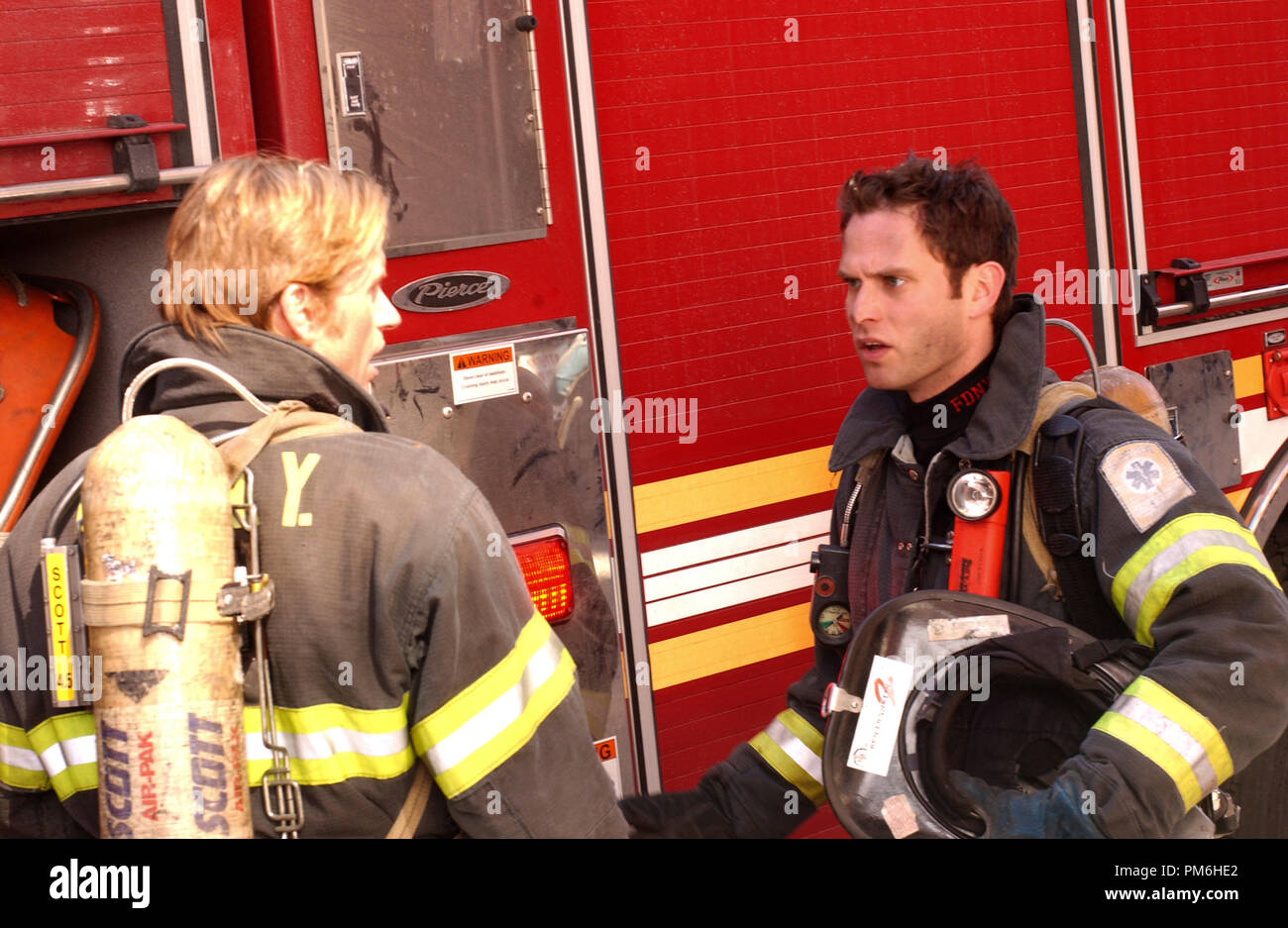 Film Still from 'Rescue Me'   Denis Leary, Steven Pasquale  2007 Stock Photo
