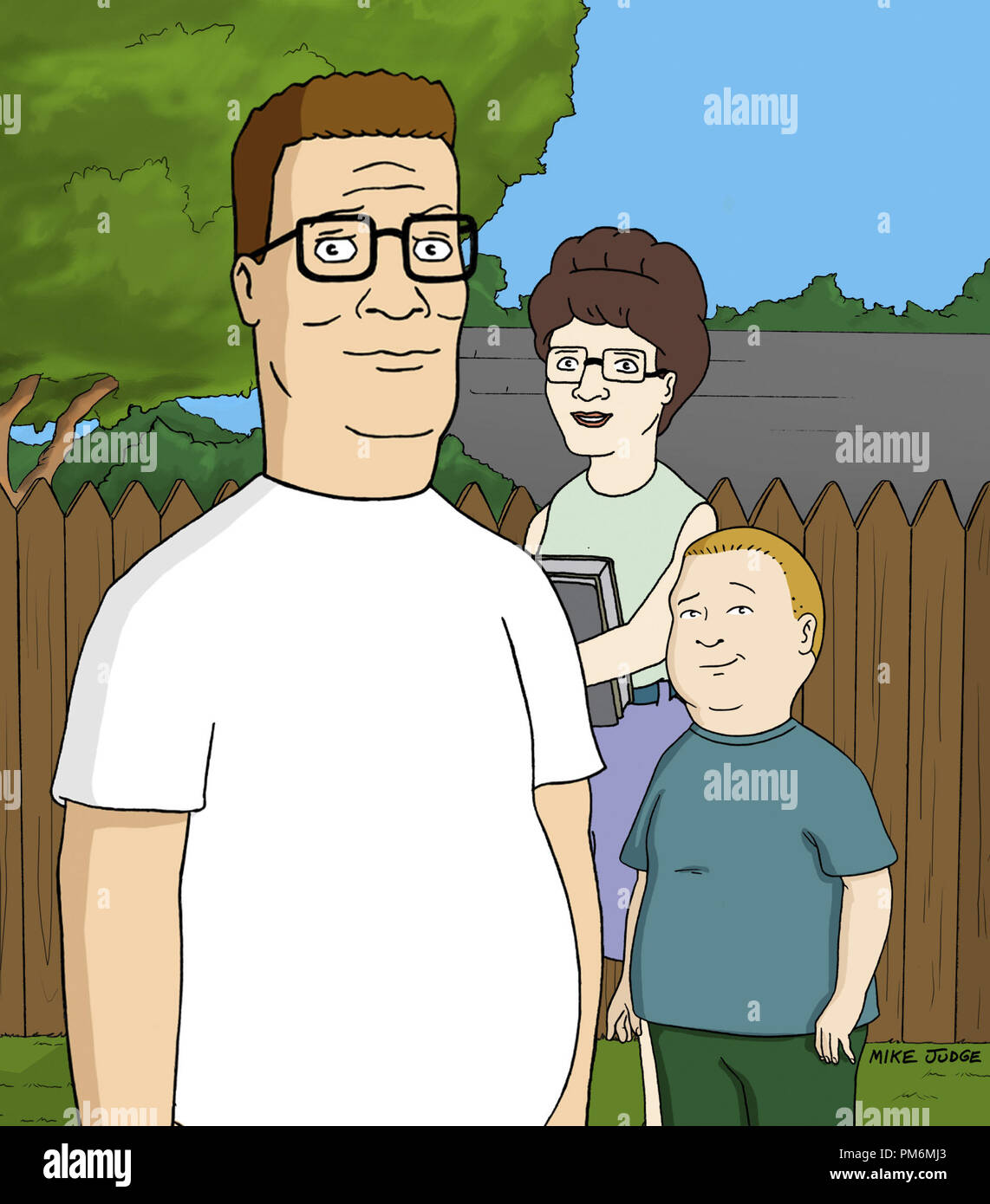KING OF THE HILL, John Redcorn, Bobby Hill, Hank Hill, Spin The Choice,  aired 11/19/00, 1997-present, TM and Copyright © 20th Stock Photo - Alamy