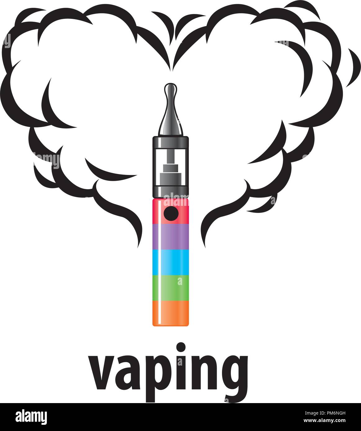 vector logo electronic cigarette Stock Vector Image & Art Alamy
