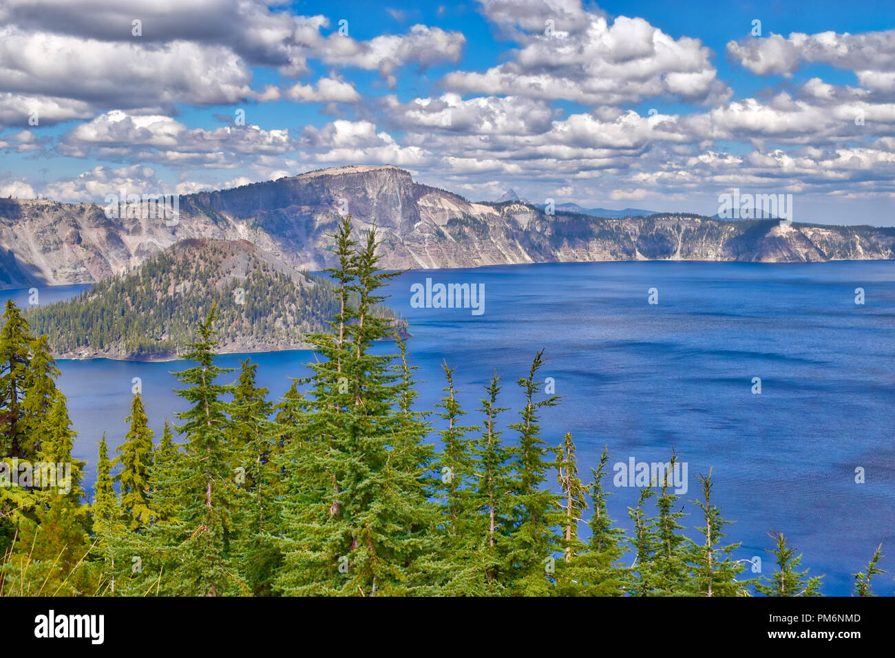 Crater Lake National Park in Oregon Stock Photo