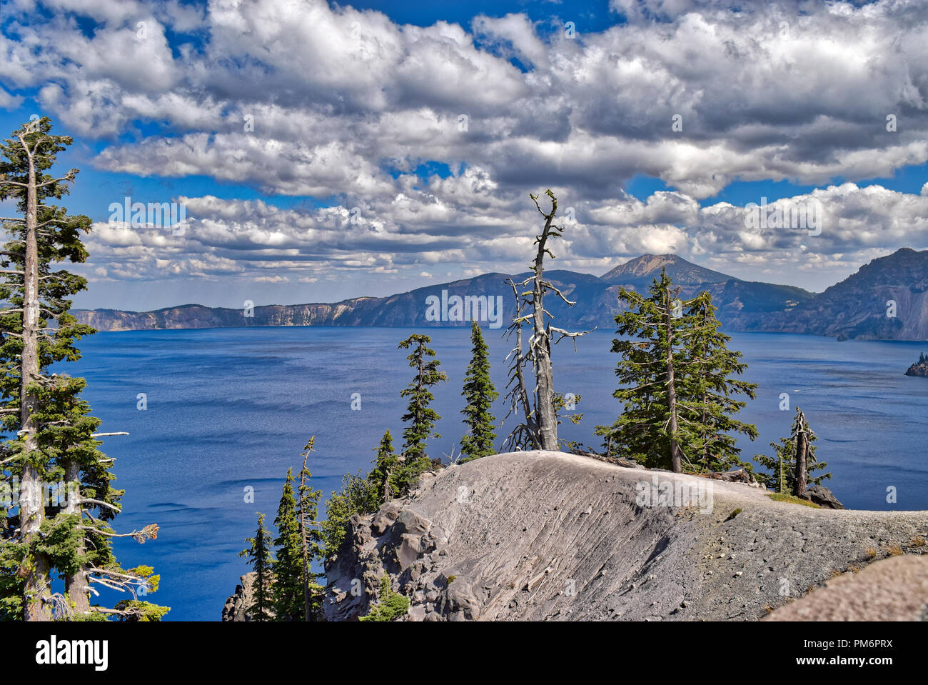 Crater Lake National Park in Oregon Stock Photo