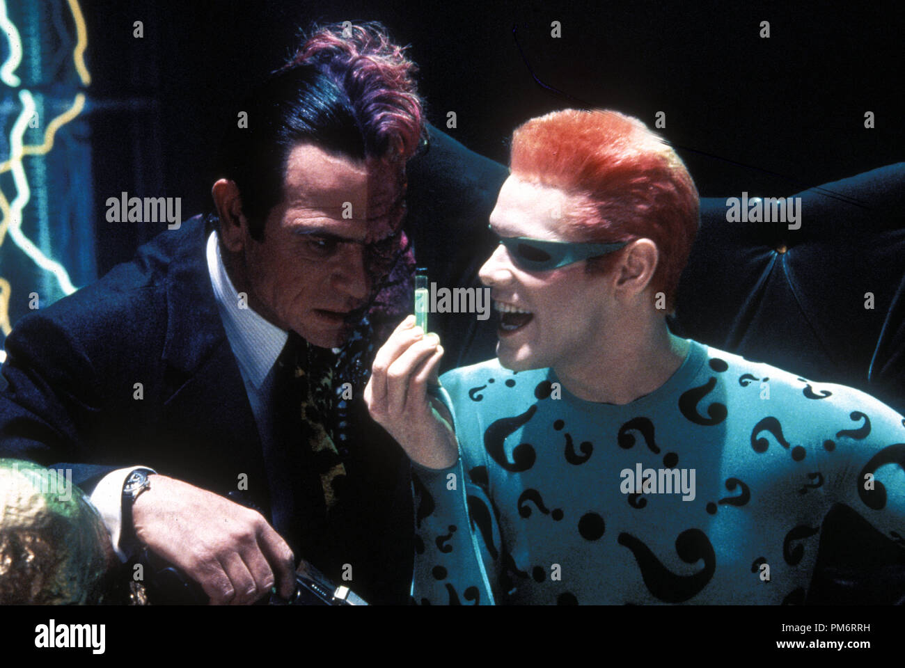 Film Still from "Batman Forever" Tommy Lee Jones, Jim Carrey © 1995