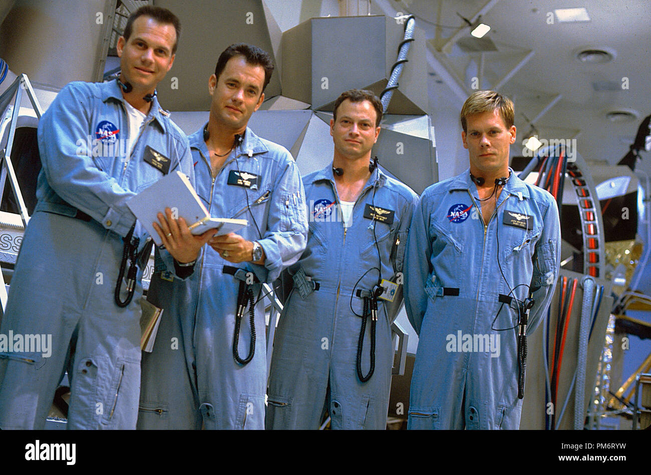 Film Still from "Apollo 13" Bill Paxton, Tom Hanks, Gary Sinise, Kevin Bacon © 1995 Universal Pictures    File Reference # 31043676THA  For Editorial Use Only - All Rights Reserved Stock Photo