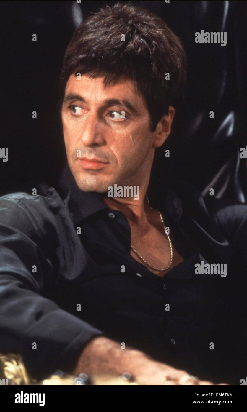 Film Still from 'Scarface'  Al Pacino © 1983 Universal Pictures Stock Photo