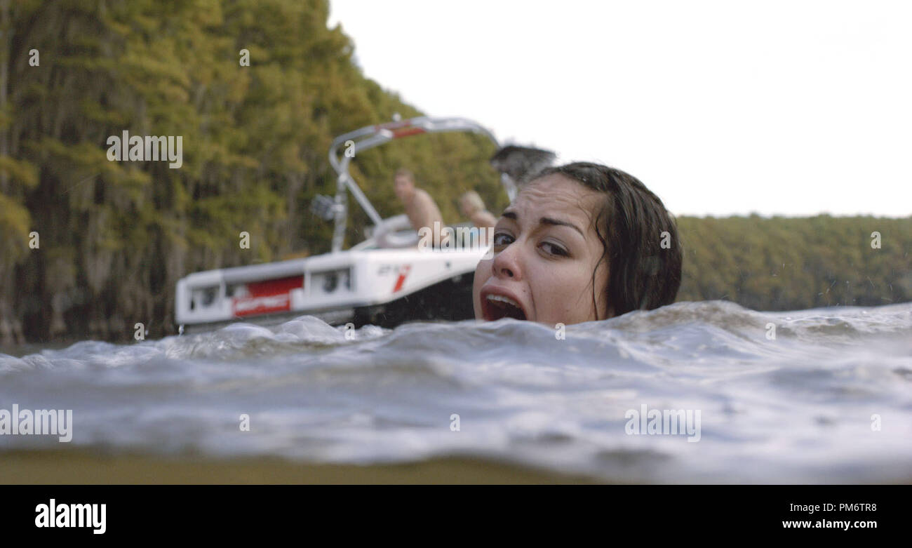 Alyssa Diaz stars in Relativity Media's  film release of SHARK NIGHT 3D. Stock Photo