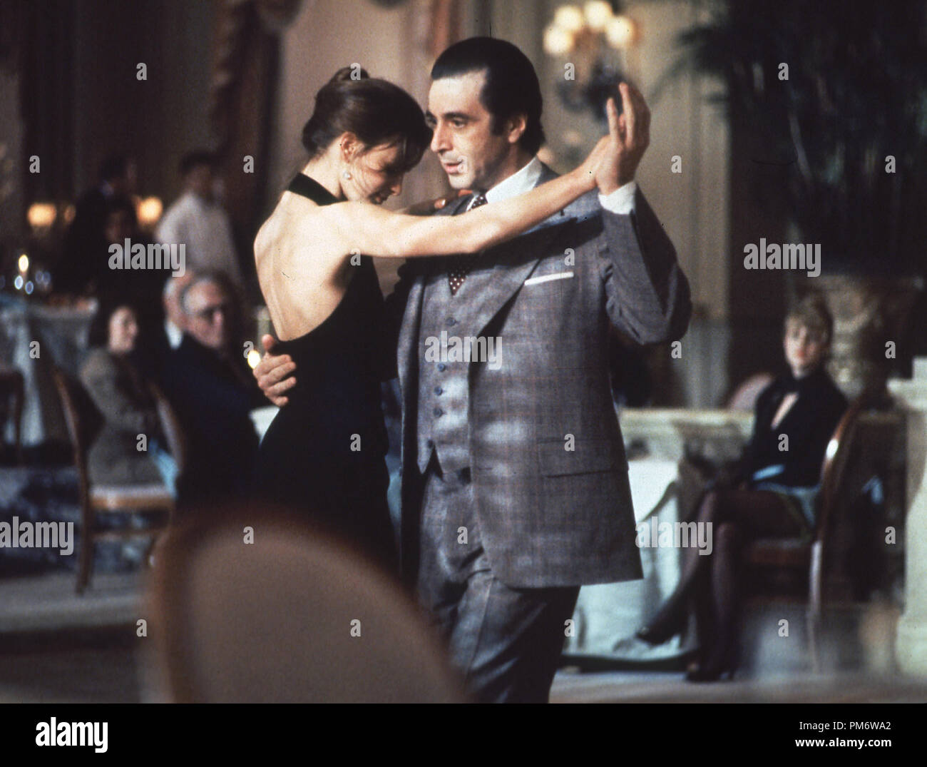 Film Still from 'Scent of a Woman' Gabrielle Anwar, Al Pacino © 1992 Universal Photo Credit: M. Aronowitz Stock Photo