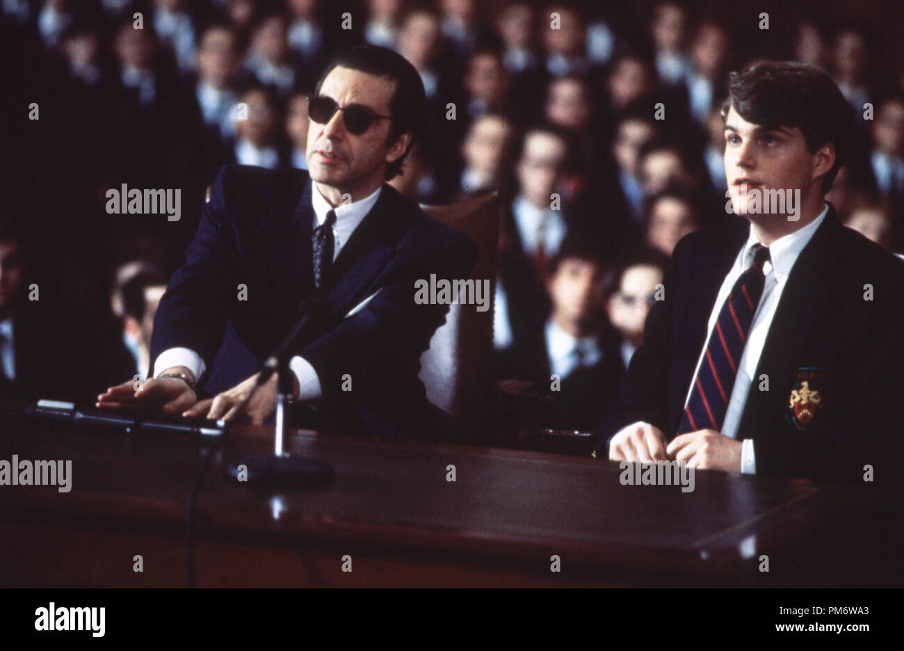 Film Still from 'Scent of a Woman' Al Pacino and Chris O'Donnell © 1992 Universal Photo Credit: M. Aronowitz Stock Photo