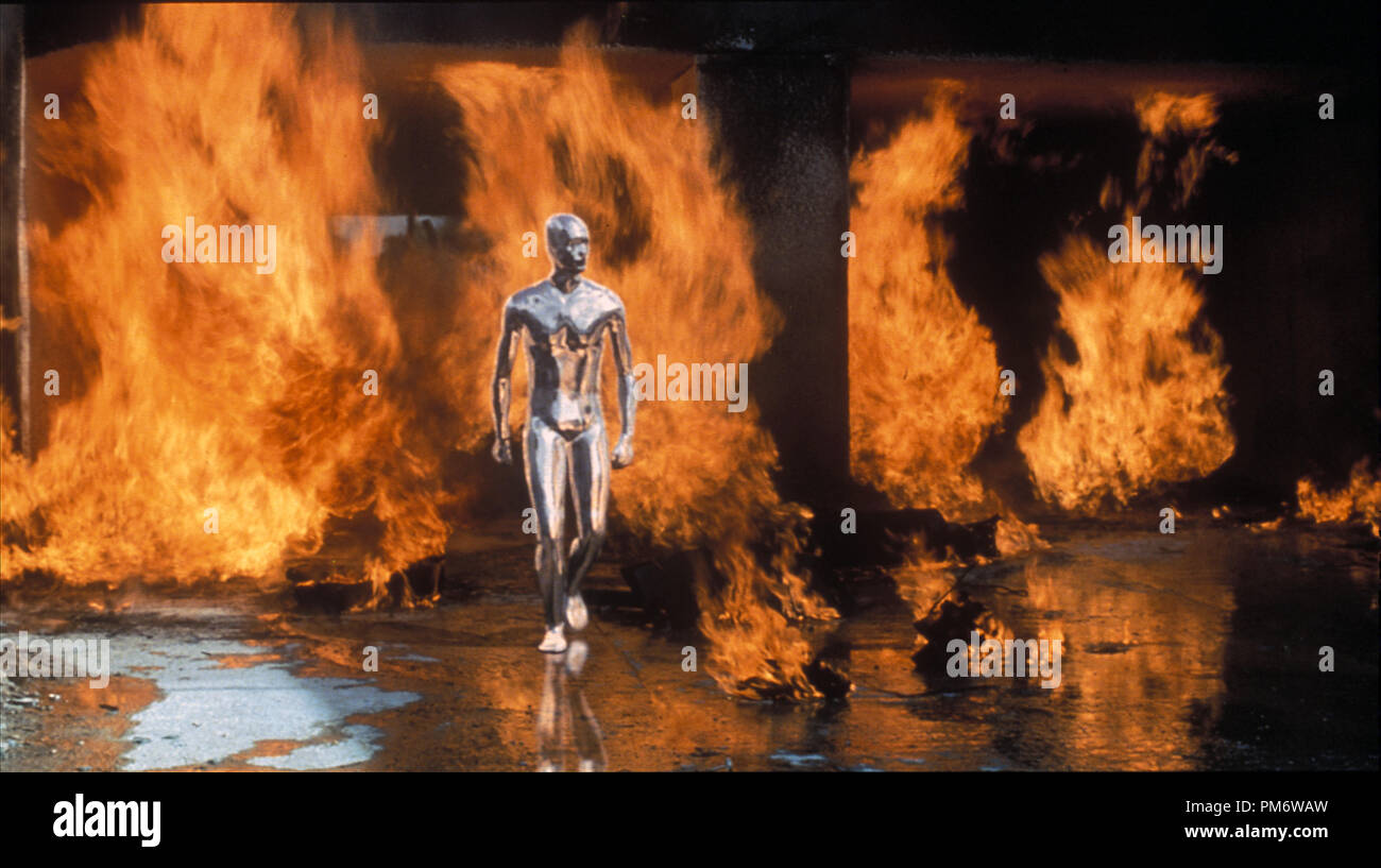 Film Still from 'Terminator 2: Judgment Day' Scene Still © 1991 Carolco Stock Photo