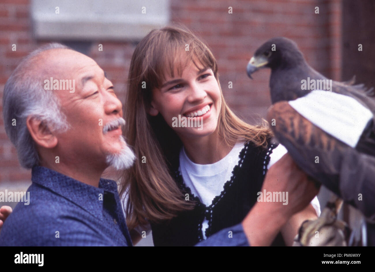Film Still from 'The Next Karate Kid' Hilary Swank, Pat Morita 1994 Columbia Photo Credit: Phillip Caruso   File Reference # 31129053THA  For Editorial Use Only - All Rights Reserved Stock Photo