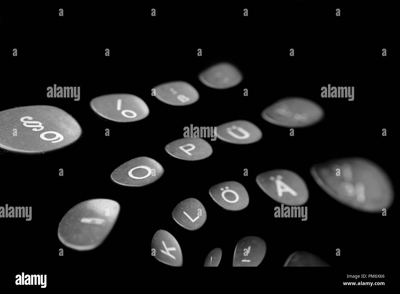 Background in the style of pouring letters Stock Photo - Alamy