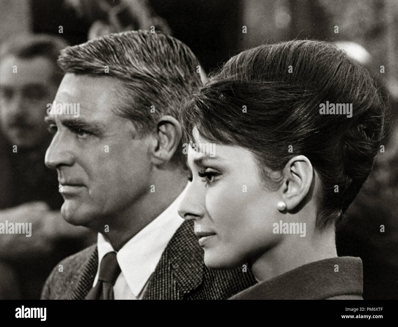Charade audrey hepburn cary grant hires stock photography and images