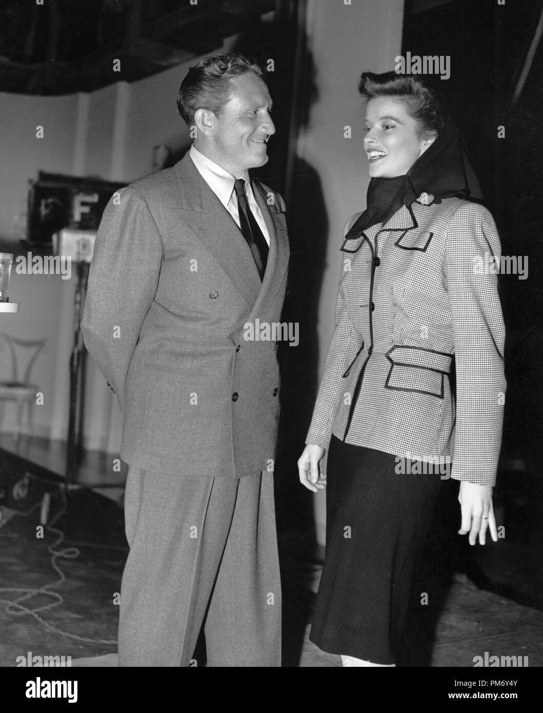 Studio Publicity Still: 'Woman of the Year'  Spencer Tracy, Katharine Hepburn  1942 MGM  File Reference # 31202 1044THA Stock Photo