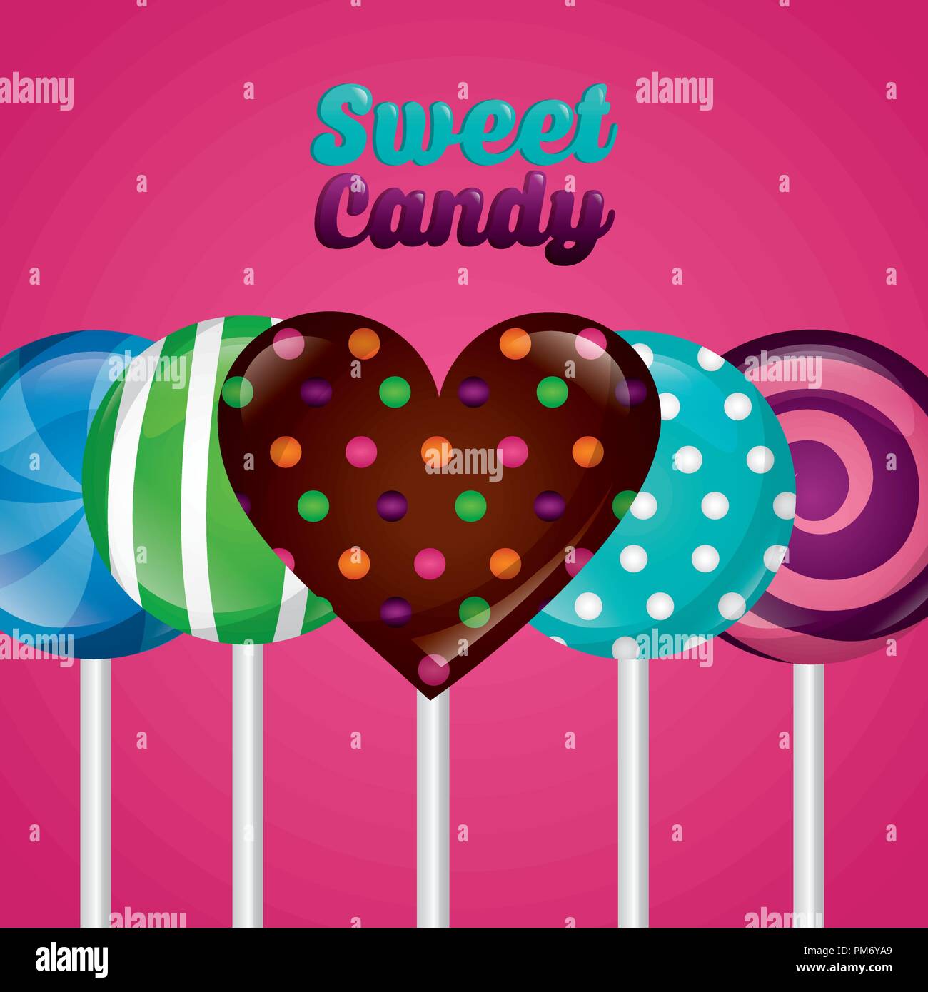 sweet candy concept Stock Vector Image & Art - Alamy