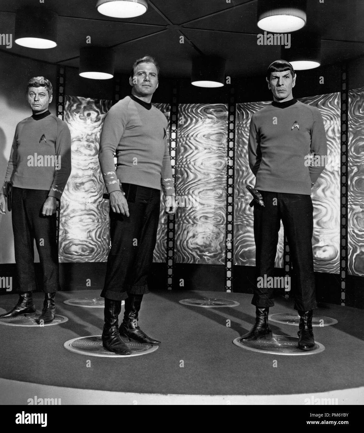 Studio Publicity Still: 'Star Trek'  William Shatner, Leonard Nimoy  circa 1966       File Reference # 31202 1152THA Stock Photo