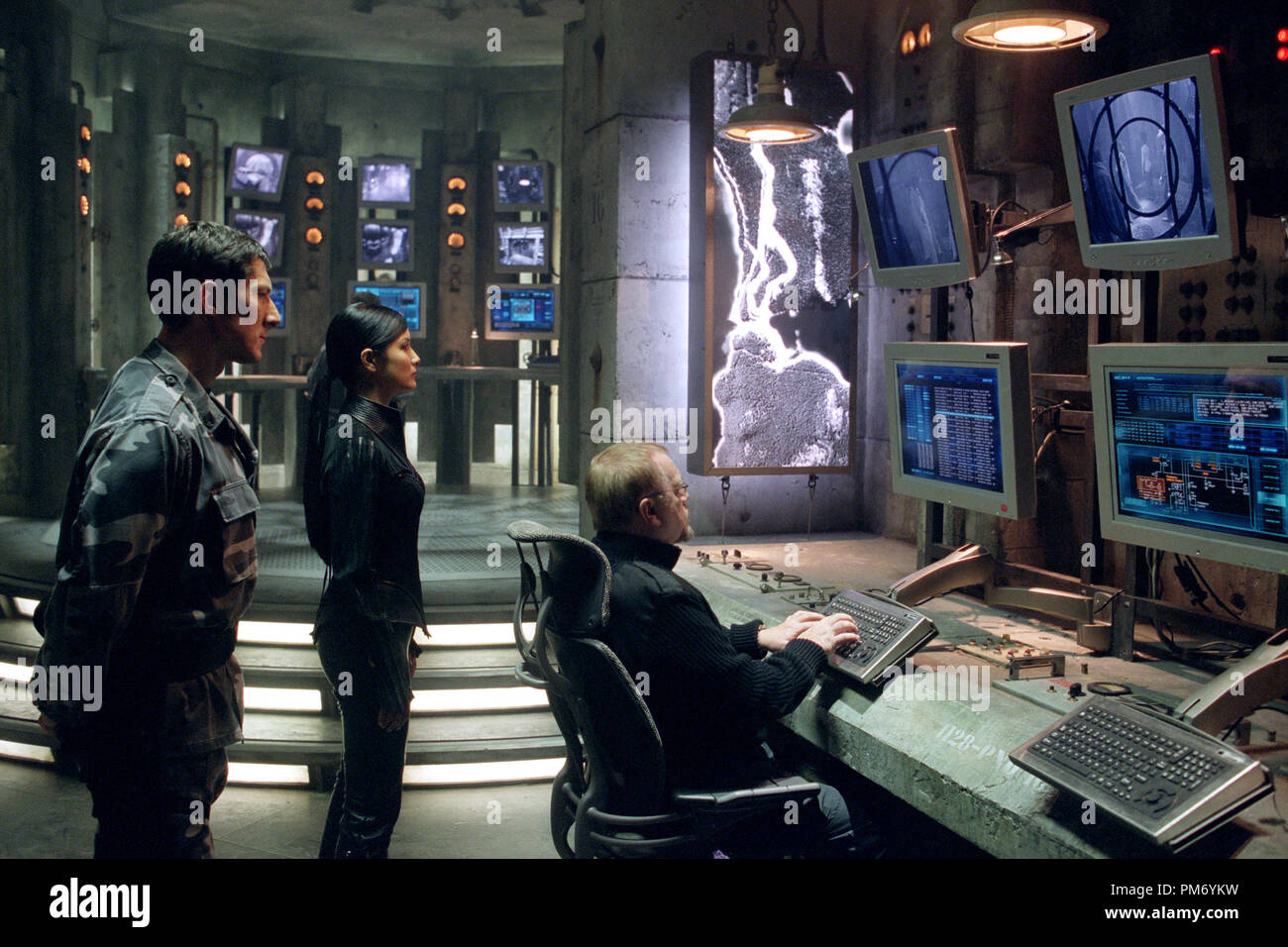 Studio Publicity Still from 'X2' Peter Wingfield, Kelly Hu, Brian Cox © 2003 20th Century Fox Photo by Kerry Hayes    File Reference # 307531031THA  For Editorial Use Only -  All Rights Reserved Stock Photo