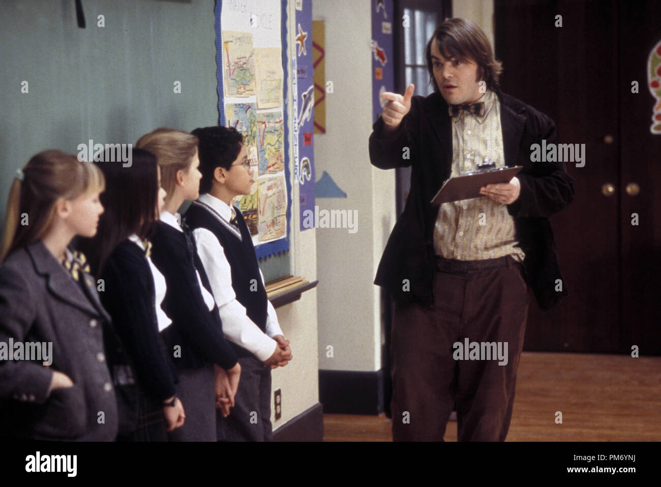 SCHOOL OF ROCK 2003 Paramount Pictures film with Jack Black Stock Photo -  Alamy