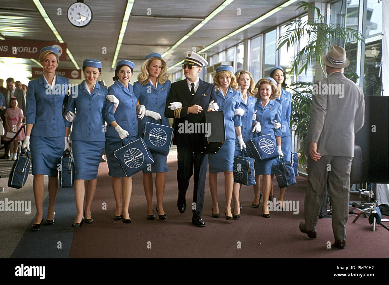 Film Still / Publicity Still from 'Catch Me If You Can' Leonardo DiCaprio © 2002 DreamWorks Photo Credit: Andrew Cooper Stock Photo