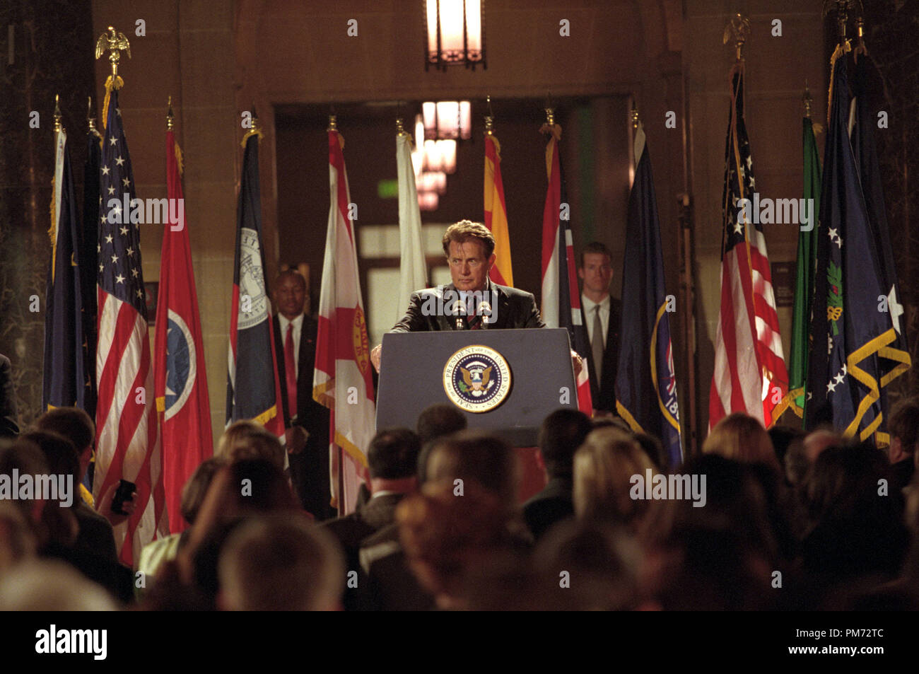 Film Still / Publicity Still from 'The West Wing' Episode: 'Two CaThedrals' Martin Sheen May 16, 2001 File Reference # 30847114THA  For Editorial Use Only -  All Rights Reserved Stock Photo