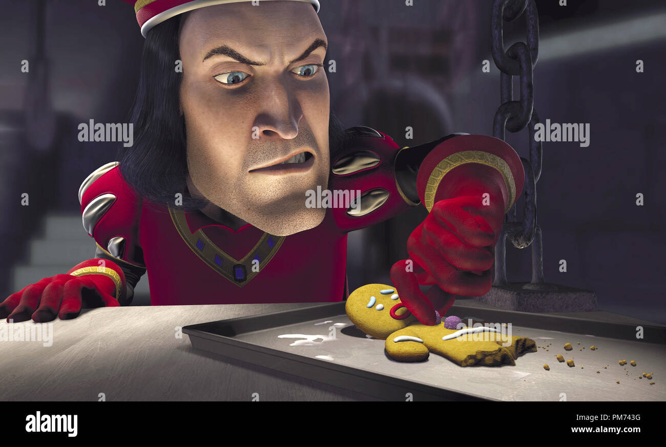 Film Still / Publicity Still from 'Shrek' Lord Farquaad of Duloc © 2001 DreamWorks  File Reference # 30847372THA  For Editorial Use Only -  All Rights Reserved Stock Photo