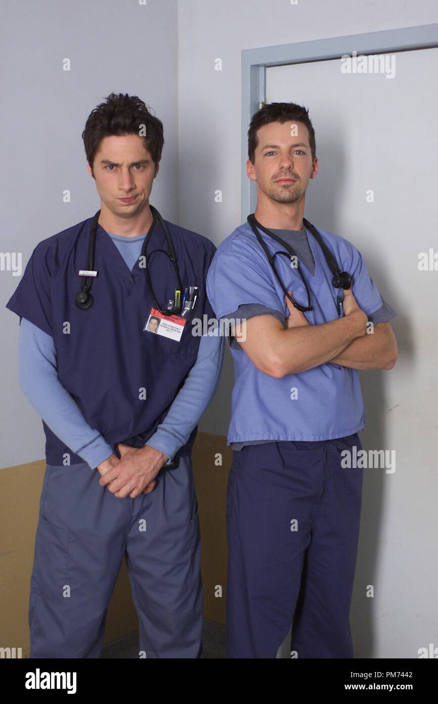 Zach braff sean hayes circa 2001 photo hires stock photography and