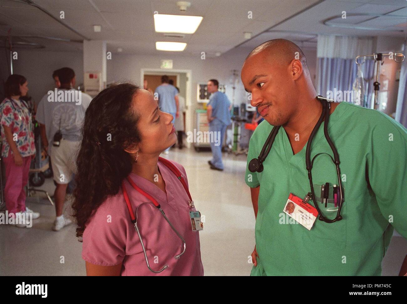 Judy reyes donald faison october 9 2001 photo hires stock photography