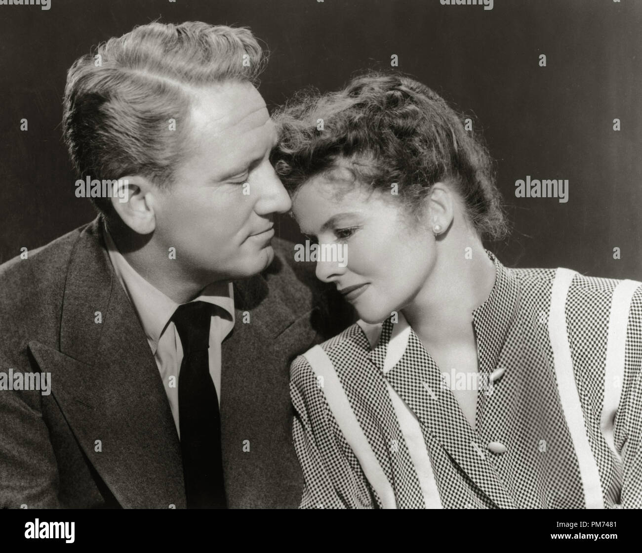 Spencer Tracy and Katharine Hepburn, 'Without Love' 1945 MGM File Reference # 30928 057THA Stock Photo