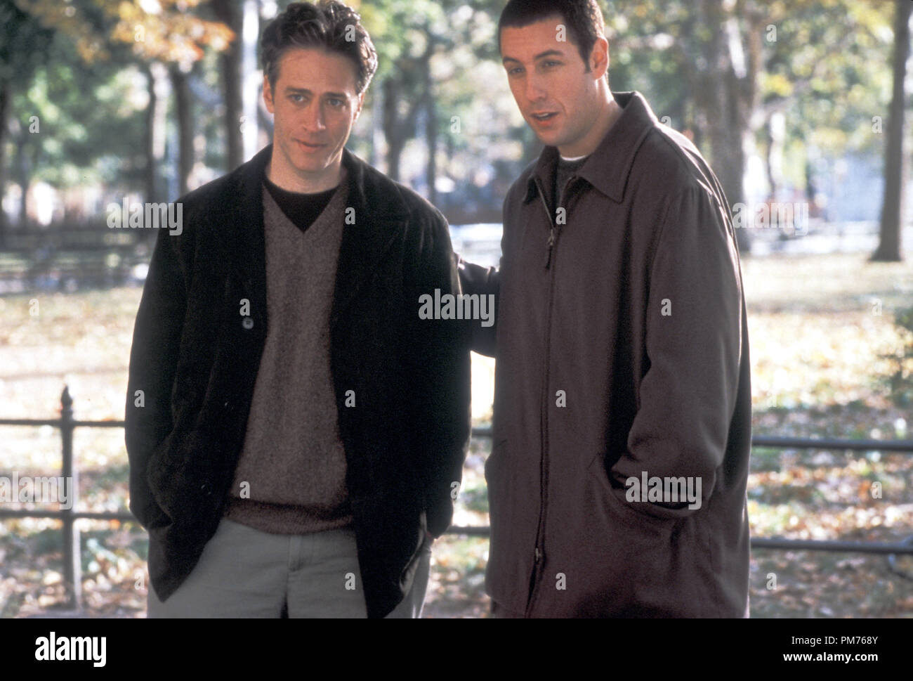 Film Still / Publicity Still from "Big Daddy" Jon Stewart, Adam Sandler ©  1999 Columbia Photo Credit: Myles Aronowitz File Reference # 30973149THA  For Editorial Use Only - All Rights Reserved Stock Photo - Alamy