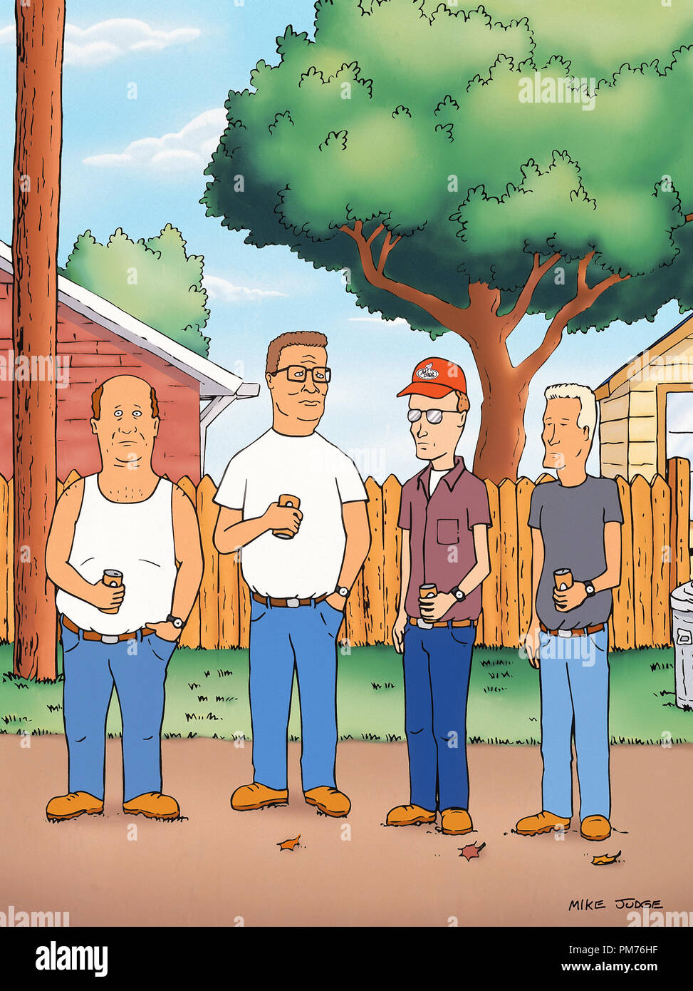 KING OF THE HILL, John Redcorn, Bobby Hill, Hank Hill, Spin The Choice,  aired 11/19/00, 1997-present, TM and Copyright © 20th Stock Photo - Alamy