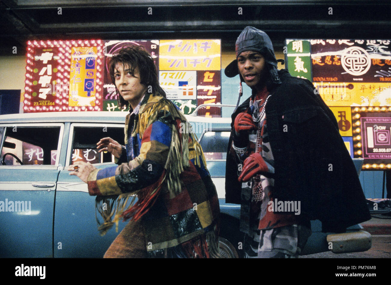 Film Still / Publicity Still from 'Mystery Men' Paul Reubens, Kel Mitchell © 1999 Universal Pictures Photo Credit: Melinda Sue Gordon   File Reference # 30973462THA  For Editorial Use Only -  All Rights Reserved Stock Photo