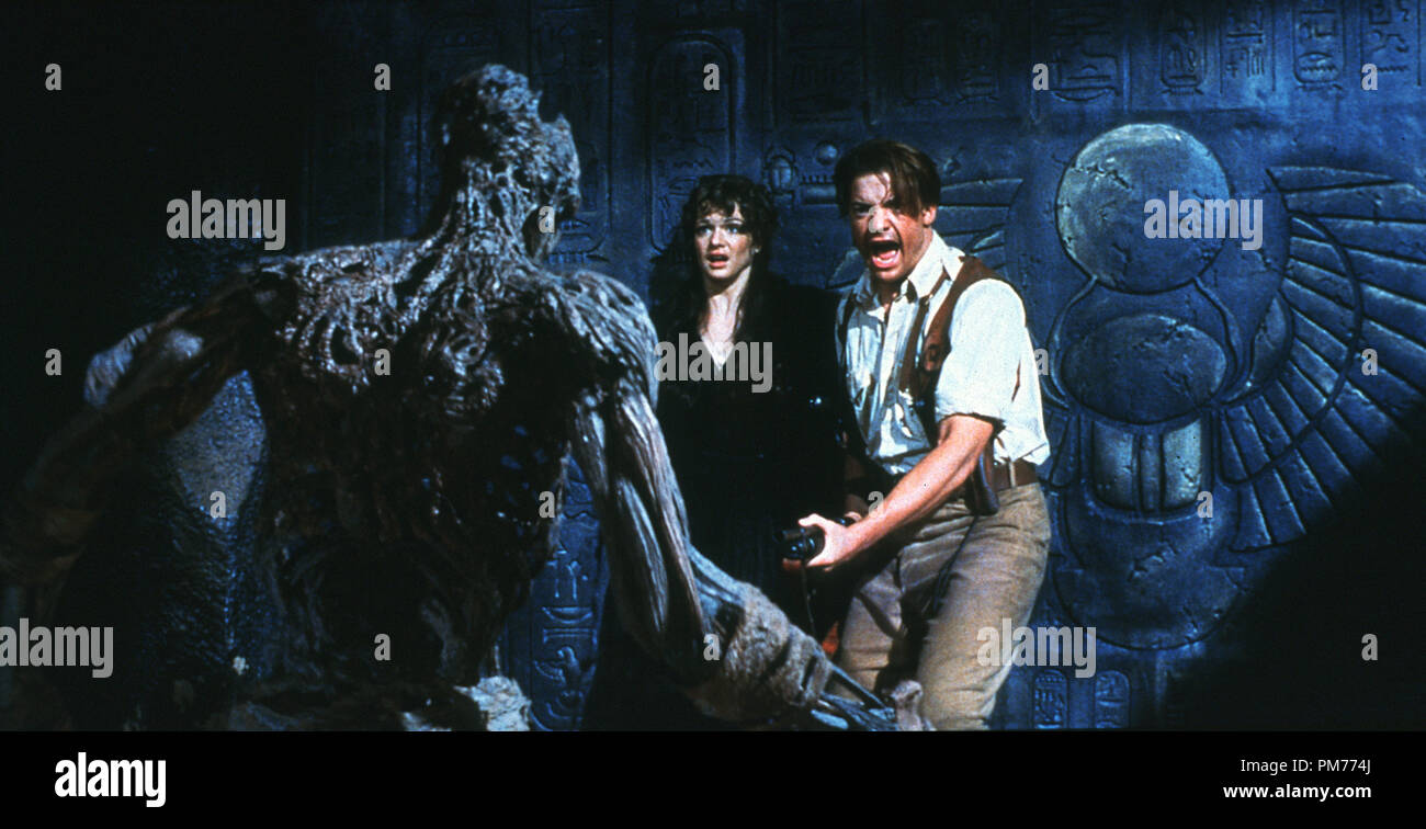 Film Still / Publicity Still from 'The Mummy' Rachel Weisz, Brendon Fraser © 1999 Universal    File Reference # 30973747THA  For Editorial Use Only -  All Rights Reserved Stock Photo