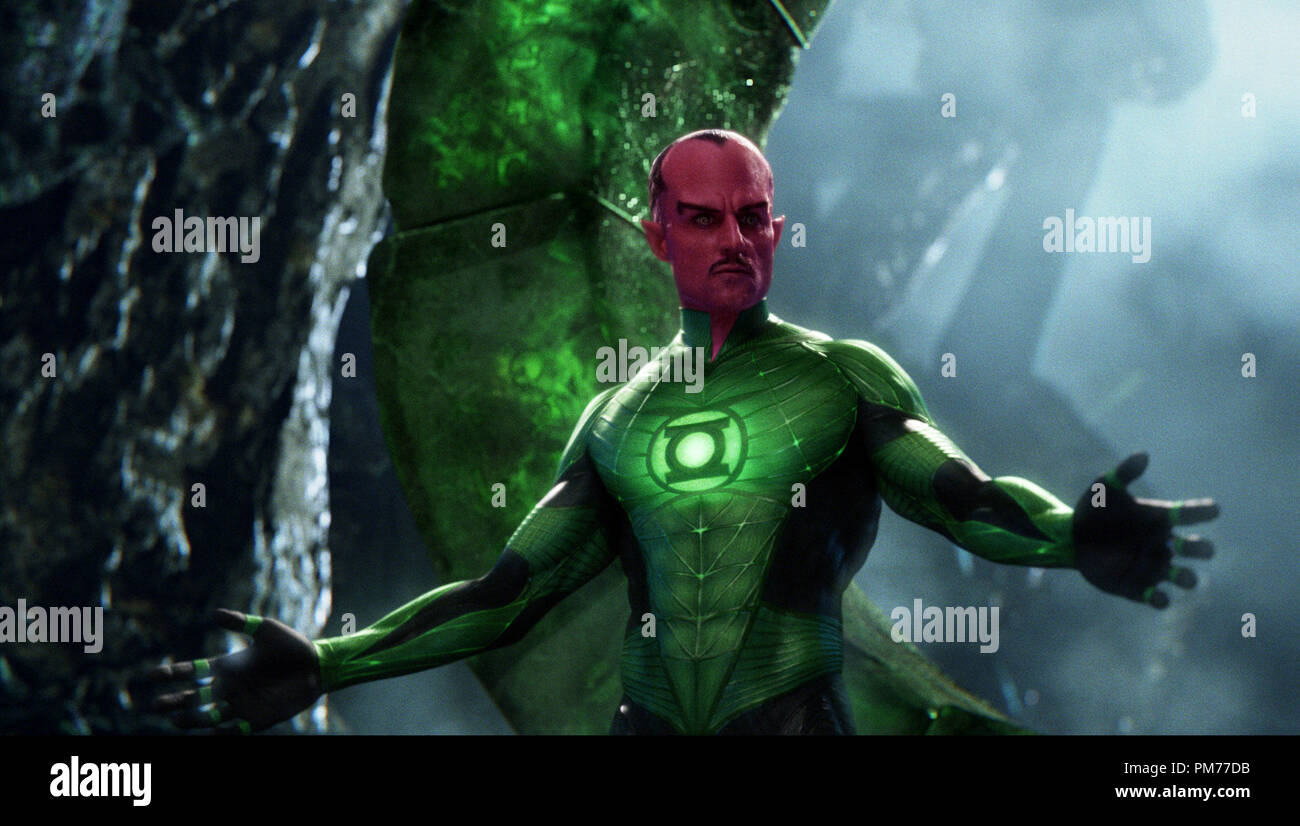 MARK STRONG as Sinestro in Warner Bros. Pictures' action adventure 'GREEN LANTERN,' a Warner Bros. Pictures release. Stock Photo