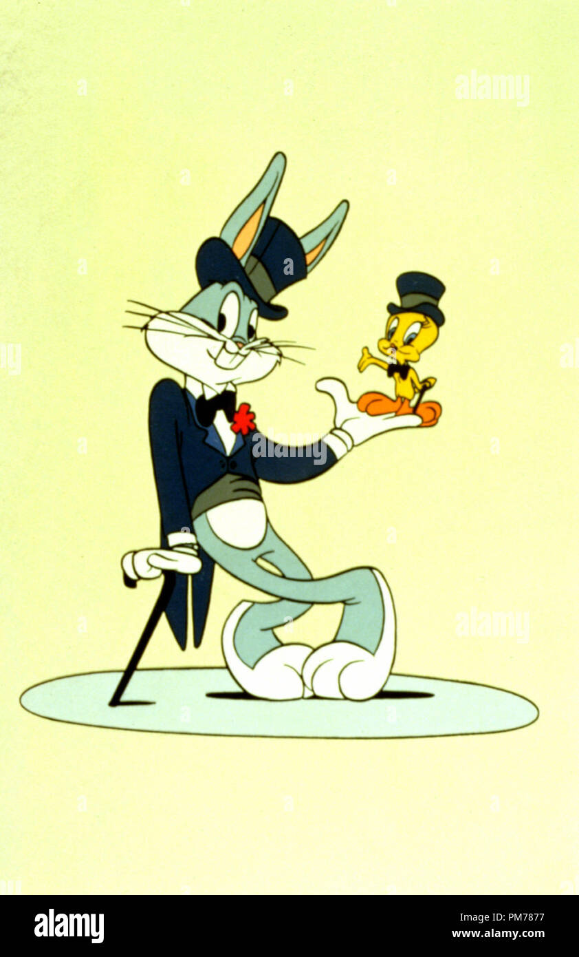 Film Still from 'The Bugs and Tweety Show' Bugs Bunny, Tweety Bird 1998  File Reference # 30996166THA  For Editorial Use Only -  All Rights Reserved Stock Photo