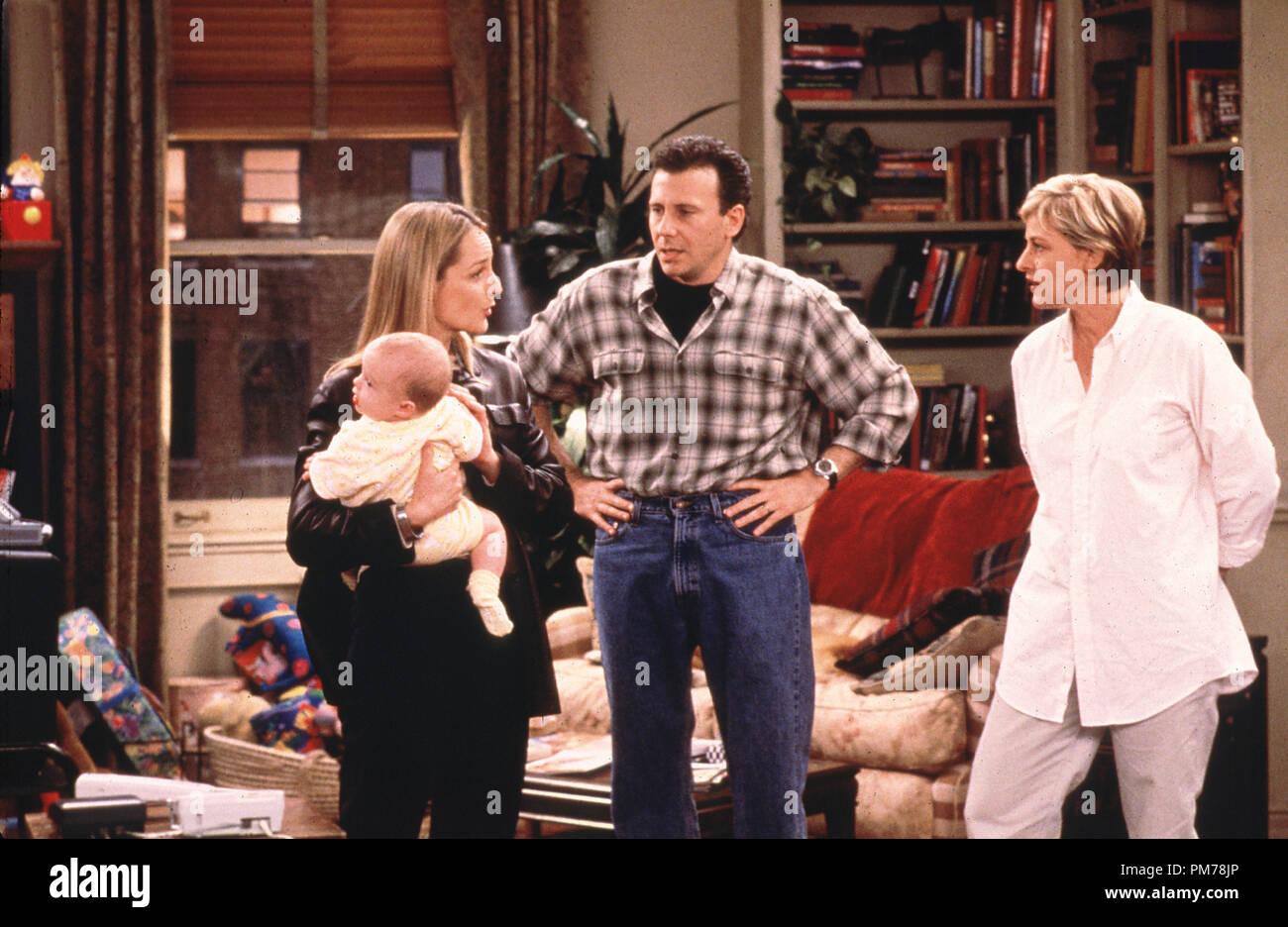 Film Still from "Mad about You" Helen Hunt, Paul Reiser, Ellen