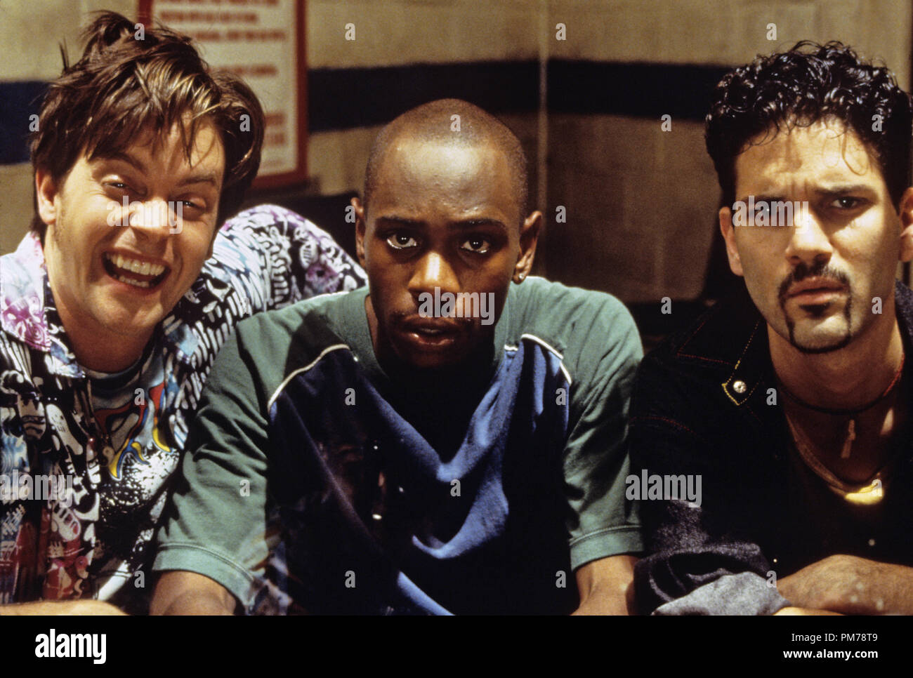 Film Still from 'Half Baked' Jim Breuer, Dave Chappelle, Guillermo Diaz © 1998 Universal Photo Credit: Timothy White   File Reference # 30996510THA  For Editorial Use Only -  All Rights Reserved Stock Photo