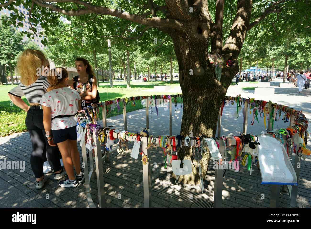 National September 11 Memorial & Museum - Flowers were placed at the Survivor  Tree on the 9/11 Memorial for the victims of the Manchester bombing. Our  thoughts and prayers are with the